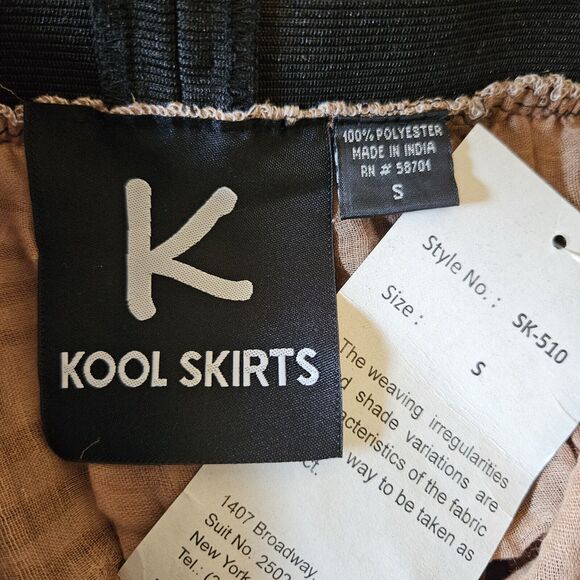 Kool Skirts Womens Zebra Print Tiered Mini Skirt Size S Vtg Y2K Stretch NWT - Picture 6 of 8